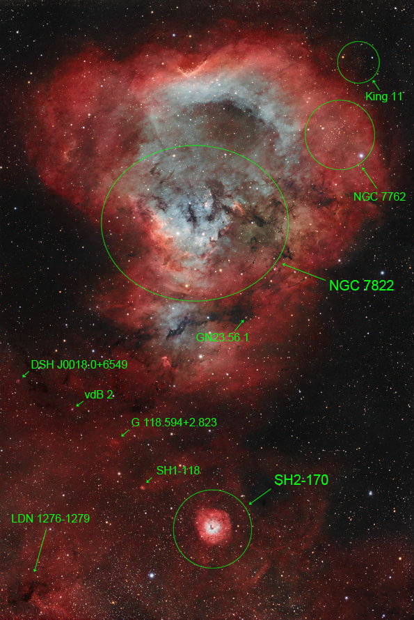 NGC 7822 + Sh2-170